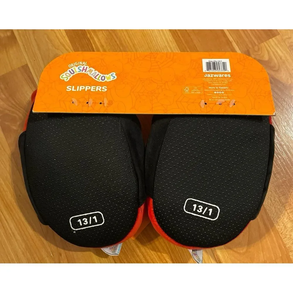 Squishmallows Vampire Owl Limited‎ Edition 2024 Slippers Youth Size 13/1